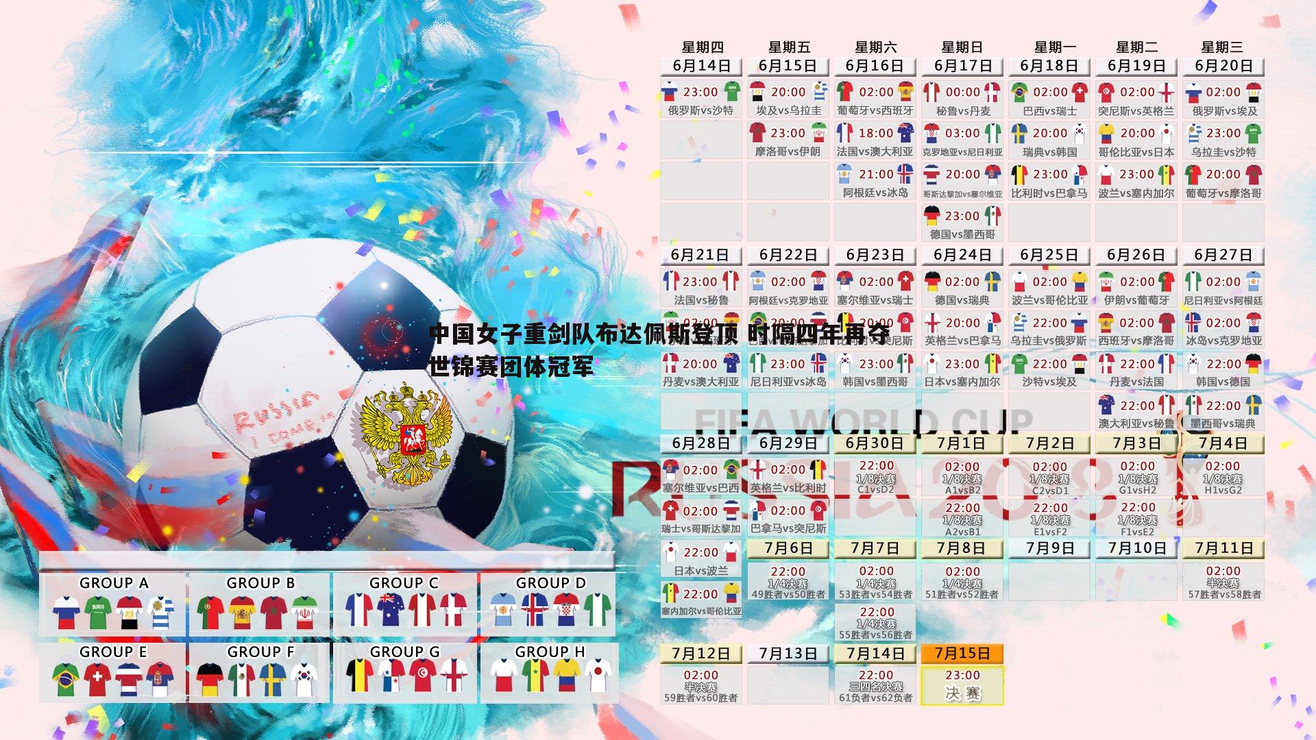 中国女子重剑队布达佩斯登顶 时隔四年再夺世锦赛团体冠军